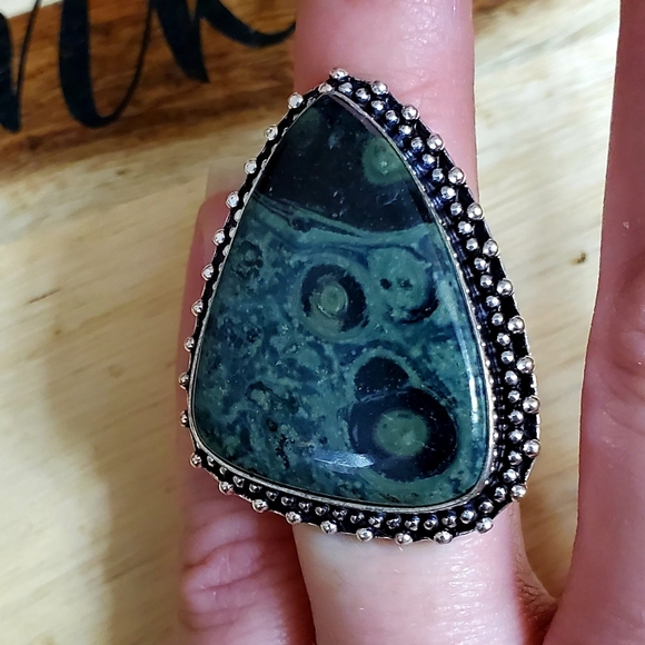 New Kambaba Jasper 925 Silver Ring. - Picture 6 of 6